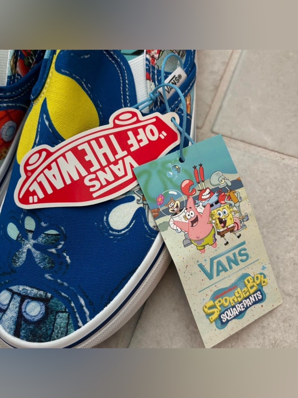 spongebob “alohabob” slip-on vans - Picture 4 of 4